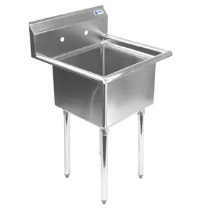 Gridmann-1-Compartment-NSF-Stainless-Steel-Commercial-Kitchen-Prep-&-Utility-Sink