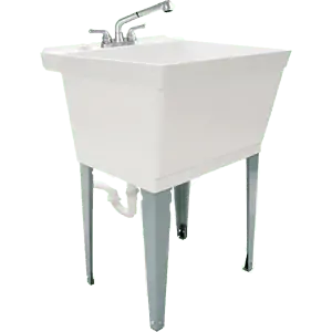 LDR-040-6000-Complete-19-Gallon-Laundry-Utility-Tub-with-Pull-Out-Faucet-