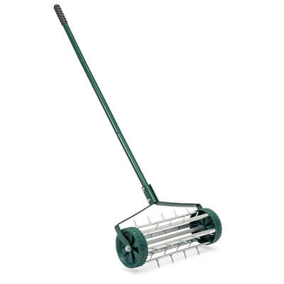 Best Choice Products 18in Rolling Lawn Aerator