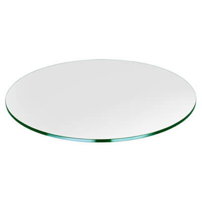 Round Glass Table Top Custom Annealed Clear