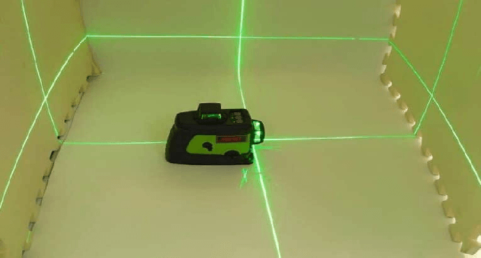 Laser level set up