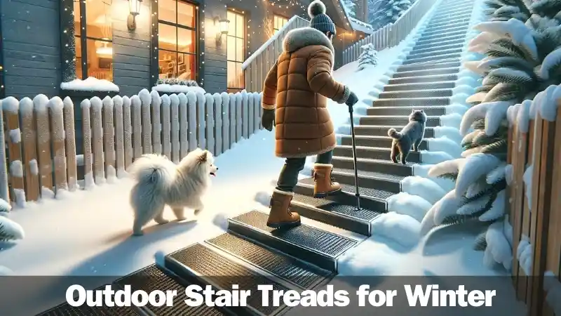 Outdoor Stair Treads for Winter